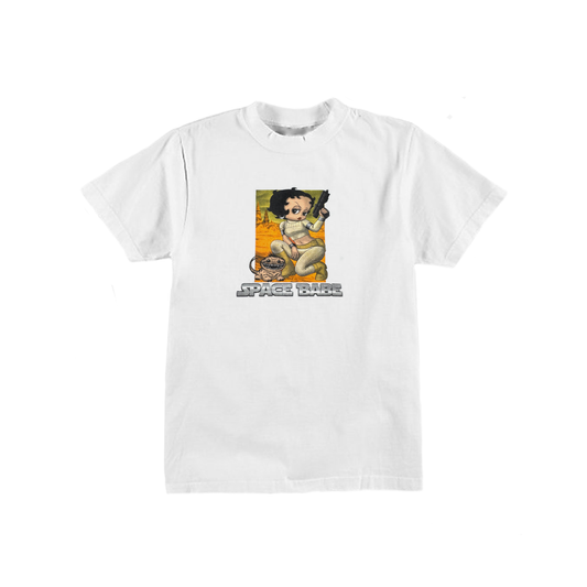 SPACE BABE TEE (WHITE)