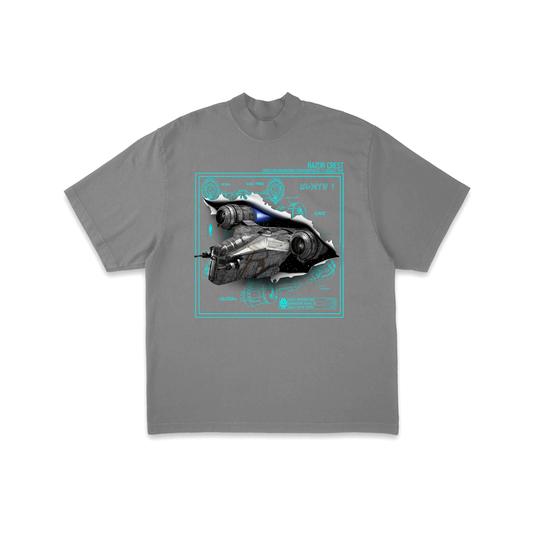 THE CREST TEE (CEMENT) PRE ORDER