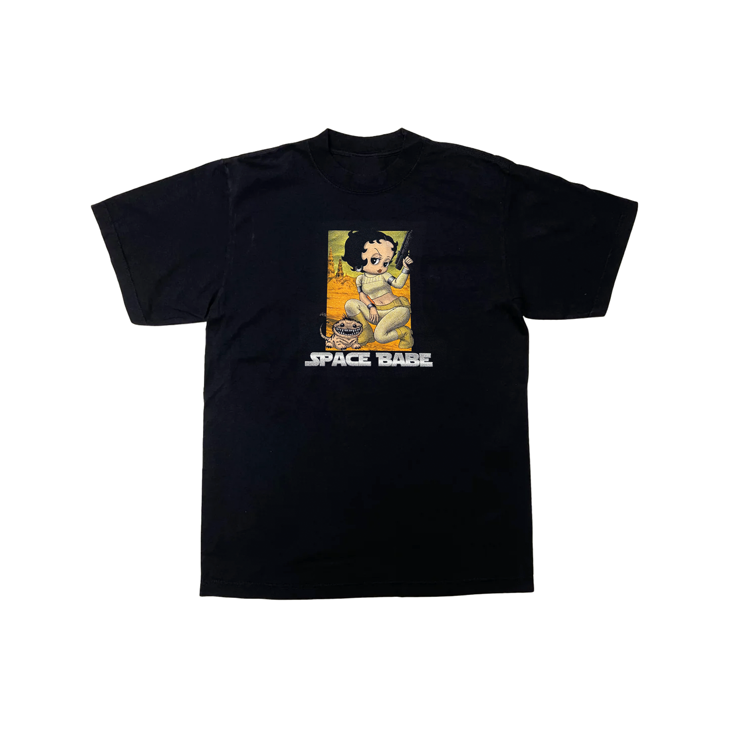 SPACE BABE TEE (BLACK)